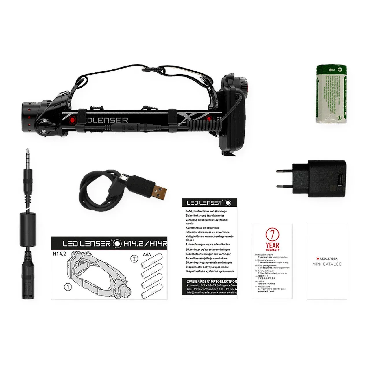 Led Lenser H14R.2 Rechargeable Headlamp