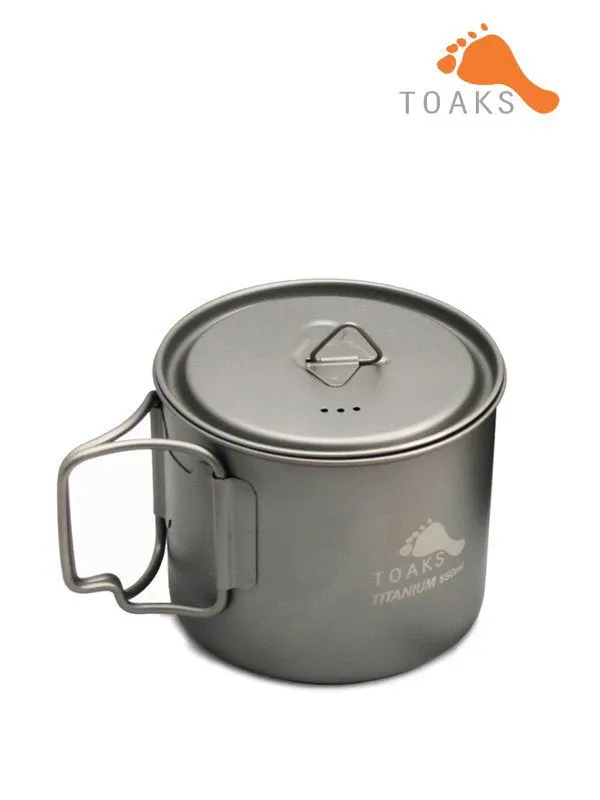 Light Titanium Pot 550ml [POT-550-L]｜TOAKS