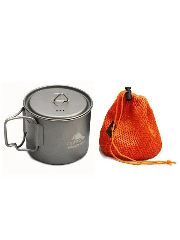Light Titanium Pot 550ml [POT-550-L]｜TOAKS