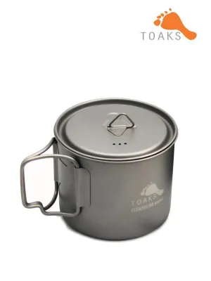 Light Titanium Pot 550ml [POT-550-L]｜TOAKS