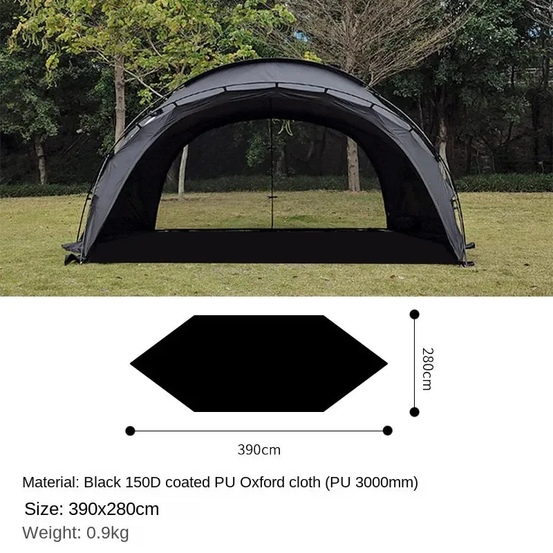 Lightweight Dome Camping Tent, Wind and Rain Shelter for 3-4 People