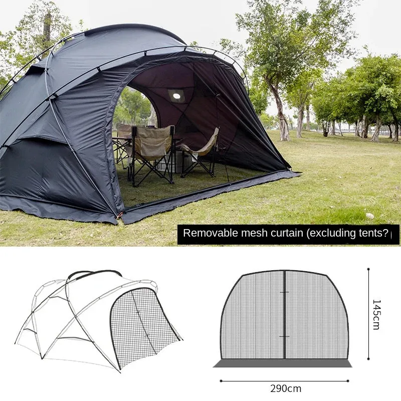 Lightweight Dome Camping Tent, Wind and Rain Shelter for 3-4 People