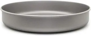 Lixada Ultralight Titanium Frypan Outdoor Camping Hiking Picnic Cooking Frying Pan 750/1000ML with/Without Handle