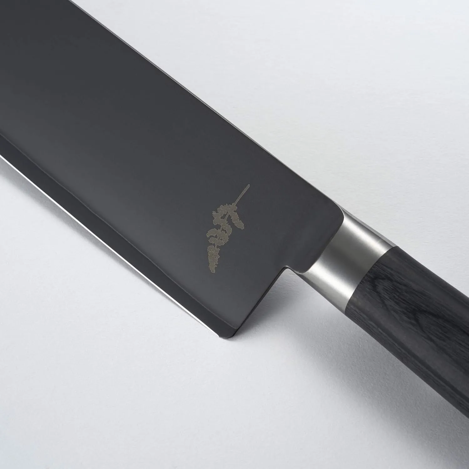 Michel BRAS No. 6 Santoku Knife, 10” Handcrafted All Purpose Knife, 3 Layer Stainless Steel Blade, Black Pakkawood Handle, Precision and Sharpness for Professional and Home Chefs