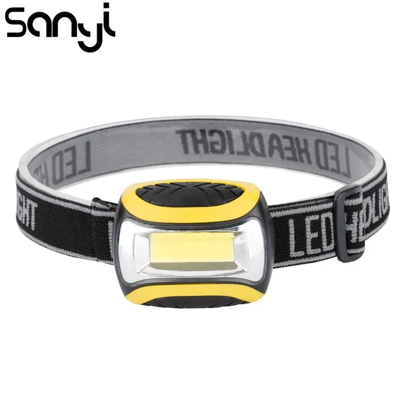 Mini COB LED Headlamp 4 Modes Waterproof Headlight Head Flashlight Torch Lanterna For Outdoor Camping Night Fishing