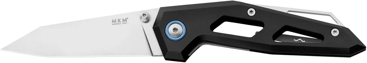 MKM EDGE Liner Lock Folding Pocket Knife, Minimalist Lightweight Aluminum Handles, 2.9” ELMAX Steel Blade, Made in Italy