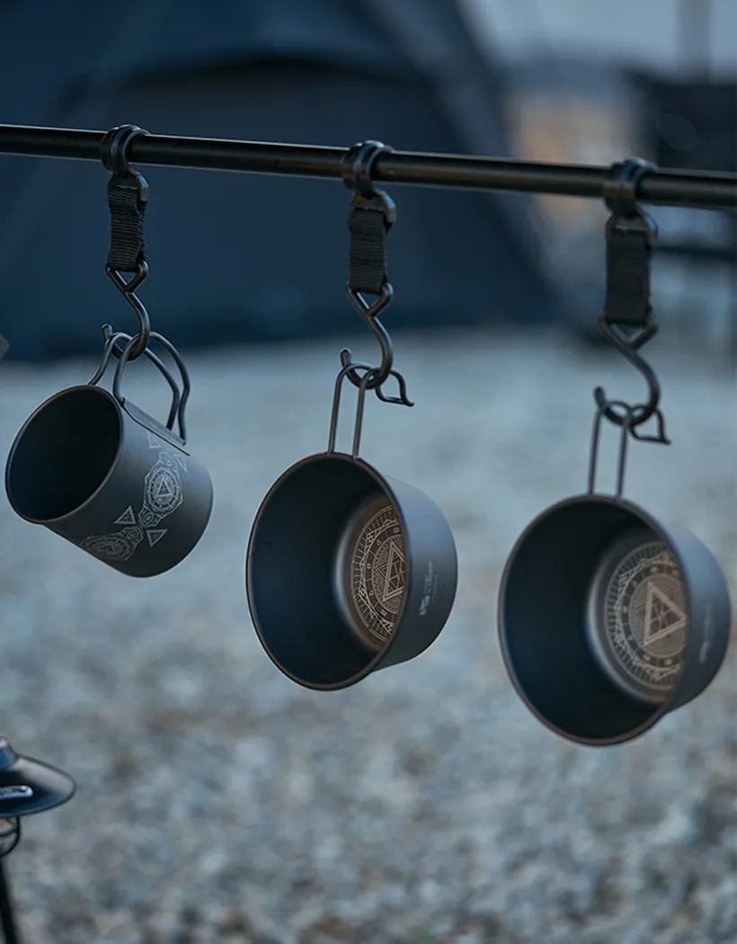 Mobi Garden Feast Titanium 7‘’ Plate - Black