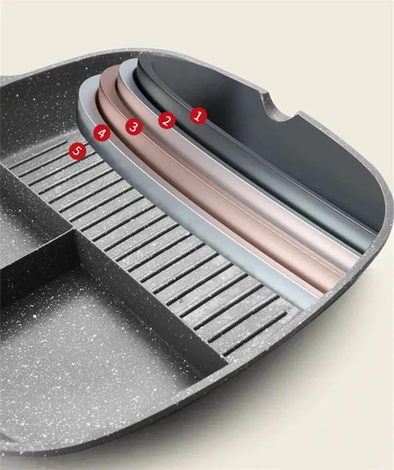 Multifunctional 3 In 1 Non-Stick Frying Pan