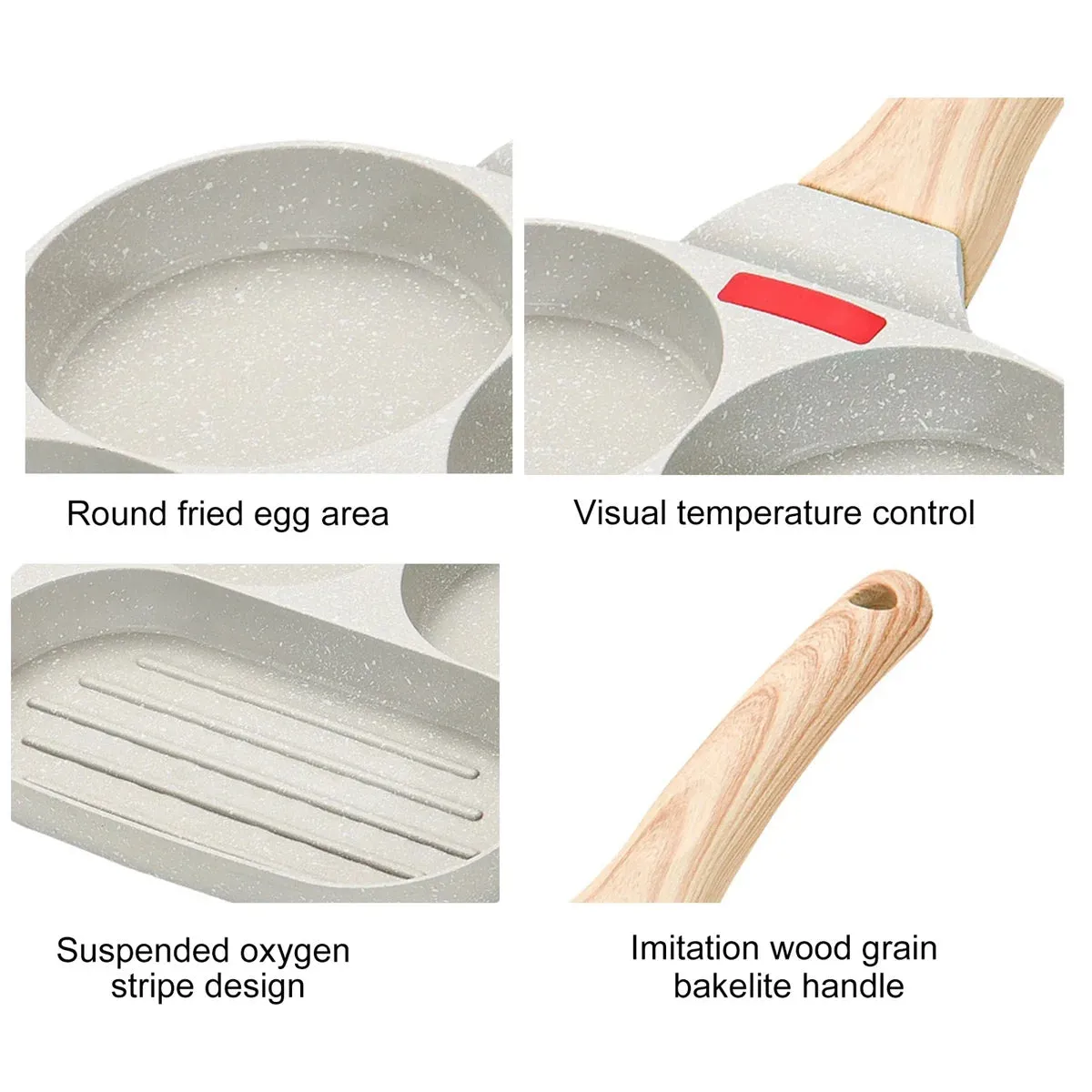 Multifunctional 3 In 1 Non-Stick Frying Pan