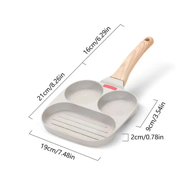 Multifunctional 3 In 1 Non-Stick Frying Pan