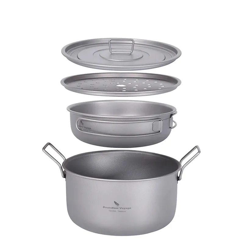Multifunctional Titanium Pot