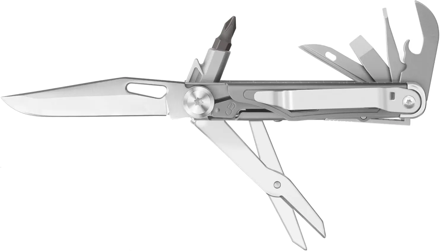 Multitool Pocket Knife,12-in-1 Multitool Knife,Titanium-Plated Handle,Pocket Clip,Large Scissors,Stainless Steel for Camping, Hiking, Survival, multitool for Men