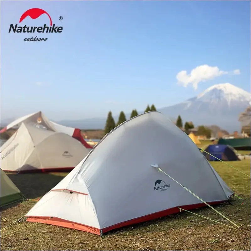 Naturehike upgraded cloud up 2 ultralight tent free standing 20d fabric camping tents for 2 person