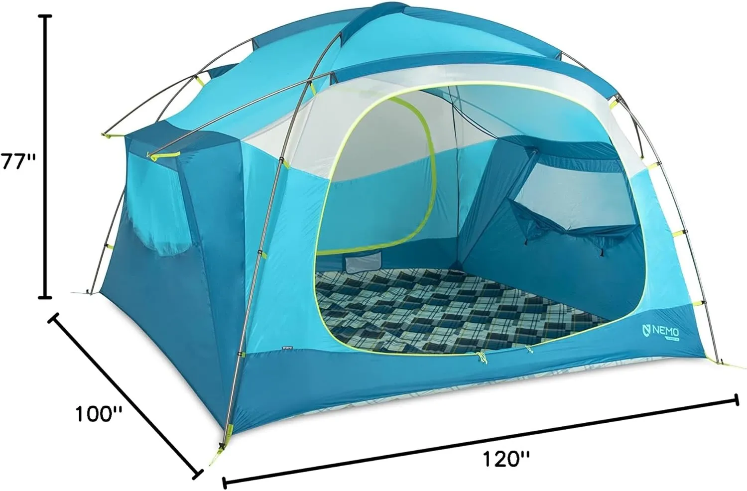 NEMO Equipment Aurora Highrise, 3 Season, Family, Car Camping Tent
