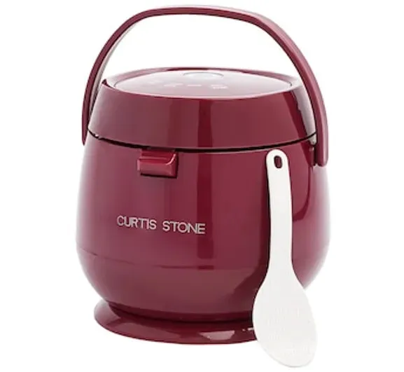 New in box! Curtis Stone Dura-Pan Nonstick Mini Multi-Cooker in Red Cherry!