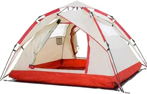 NIEH Fully Automatic Outdoor Camping Tent, 3-4 People Automatically Open The Double-Layer Ultra-Light and Portable