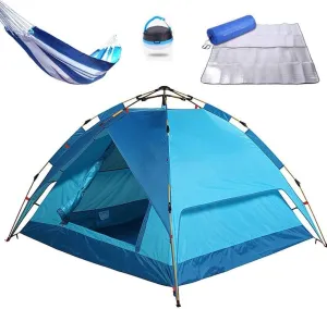 NIEH Tent Windproof Waterproof Camping Tent Camping Tents for 1-2 People Made Fabrics Suitable for The Four Seasons Portable Picnic Tent Package Outdoor Camping Supplies Easy Large Capacity