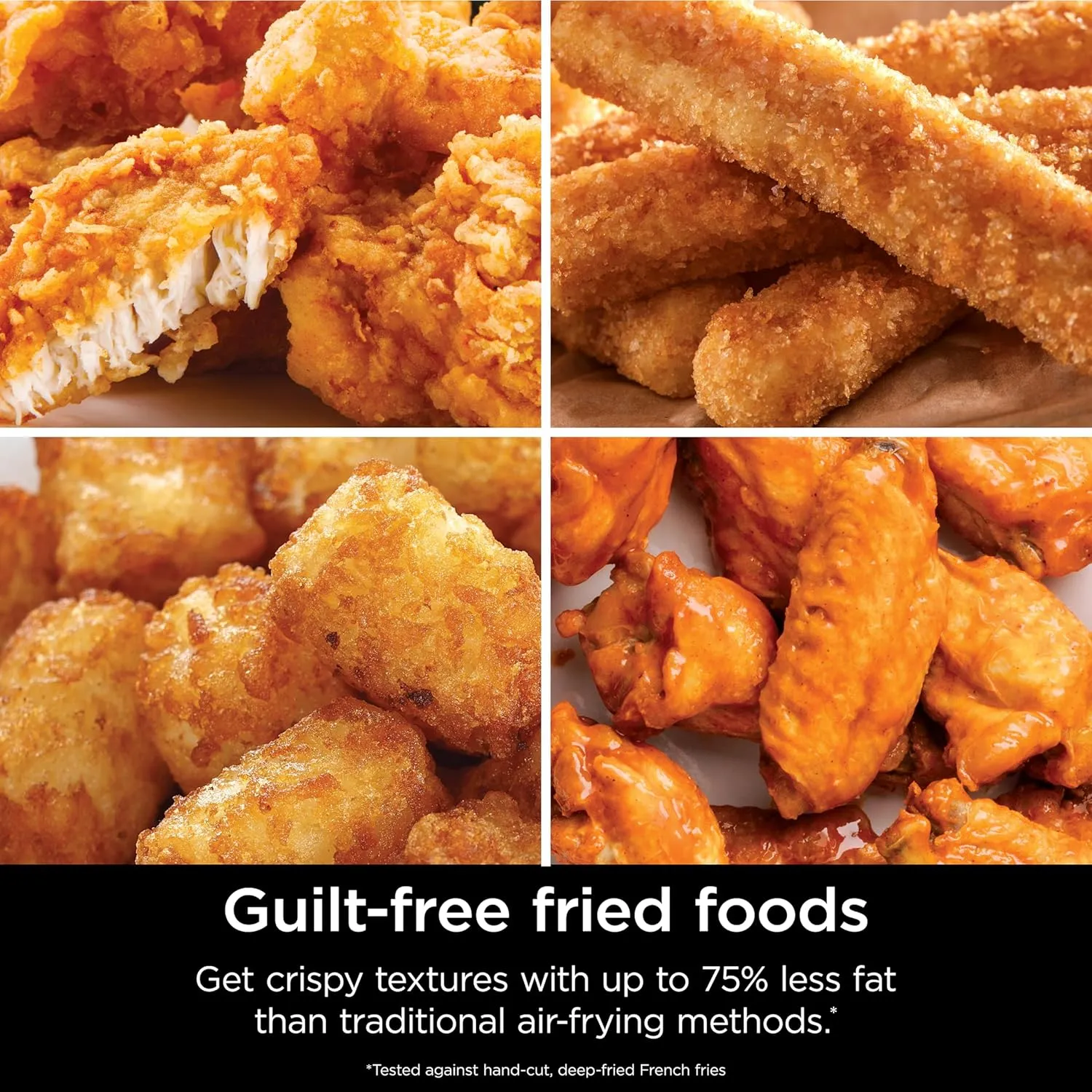 Ninja Air Fryer Pro XL 6-in-1 with 6.5 QT Capacity, Max Crisp, Air Fry, Air Roast, Bake, Reheat, Dehydrate, Max Crisp Technology with 450F, Nonstick Basket & Crisper Plate, Grey, AF181 (Renewed)