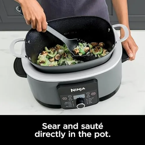 Ninja MC1001 Foodi Possible Slow Cooker PRO Multi-Cooker (Renewed) Bundle with 2 Year Enhanced Protection Pack