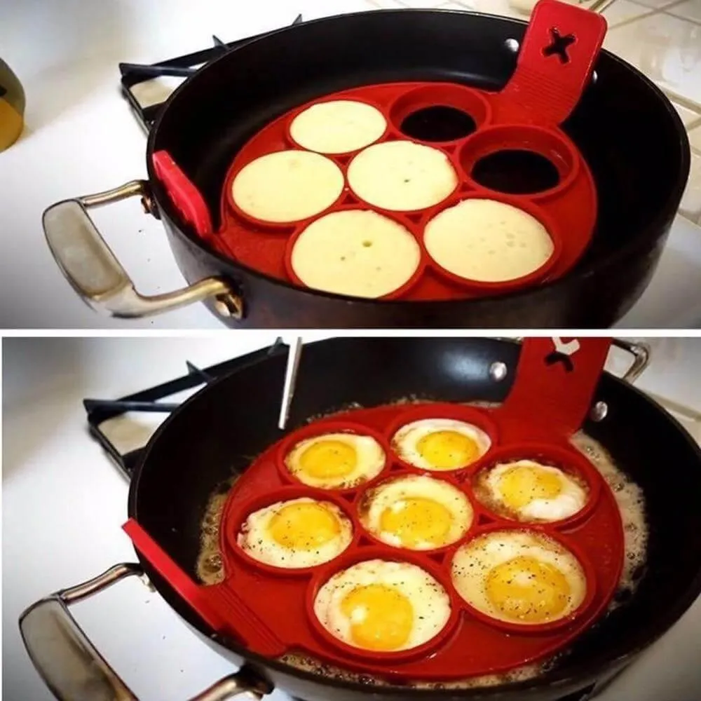 Nonstick Pancake  Egg Maker Gadget - Easy Breakfast Cookware