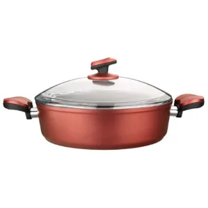 Nonstick Pot with Glass Lid, 11"