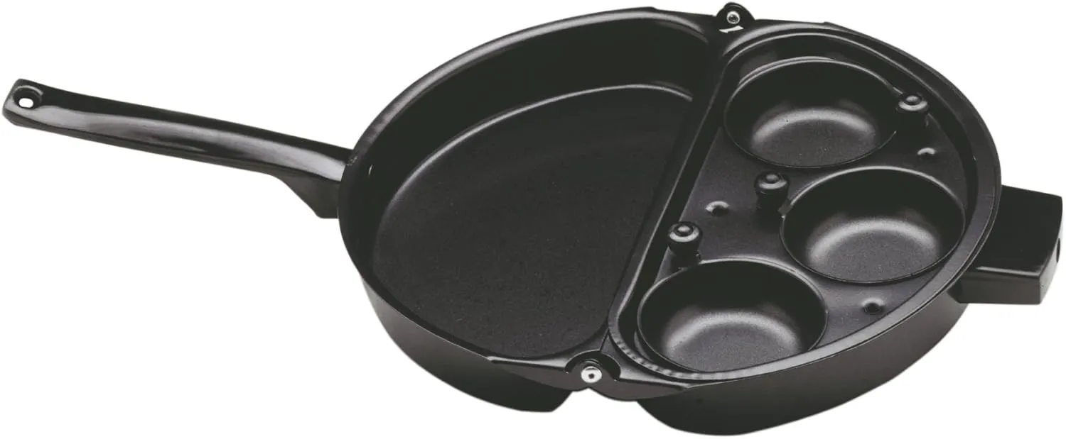 Norpro 665 Nonstick Omelet Pan with Egg Poacher, One Size