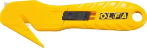 OLFA Concealed Blade Safety Utility Knife (SK-10) - Multi-Purpose Safety Cutter w/ Concealed Blade, Tape Splitter, & Non Slip Ergonomic Handle, Replacement Blades: OLFA SKB-10 Safety Blades