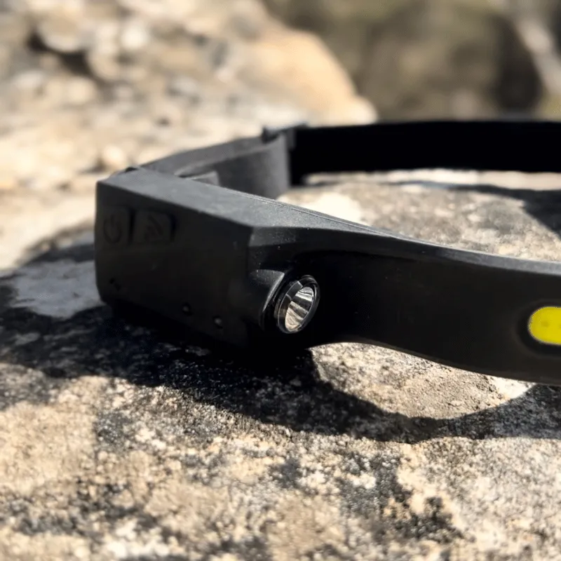 OptiGlow Wide-Angle LED Hiking Headlamp