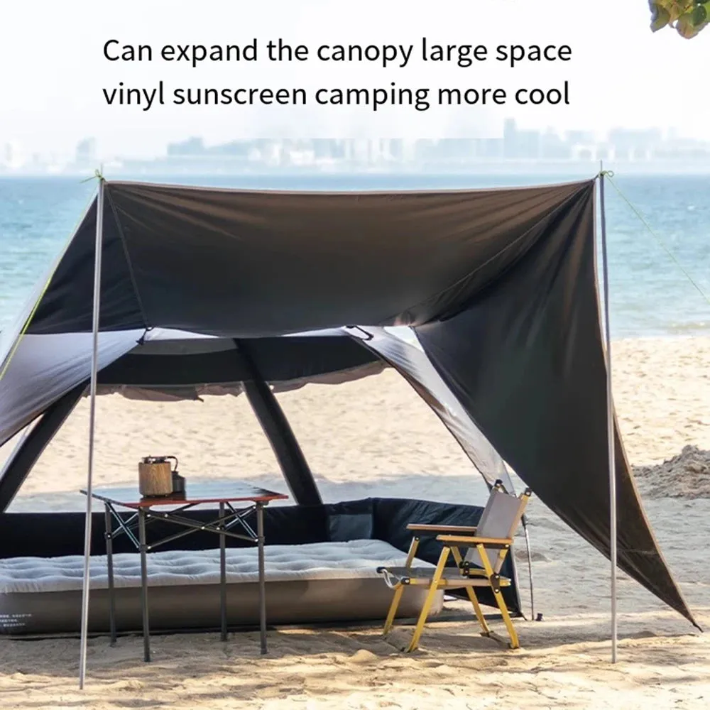 Outdoor 3-4P One-Touch Camping Tent Quick Automatic Opening Beach Fishing Tent Family Travel Picnic Park Anti-UV Shade