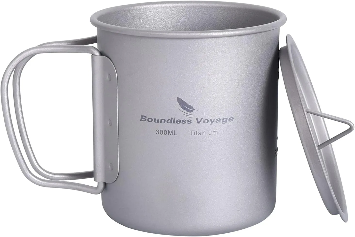 Outdoor 750ml - 2900ml Titanium Pot with Lid Folding Bail Handle Camping Hiking Picnic Ultralight Water Bottle Cup Mug Spork Set