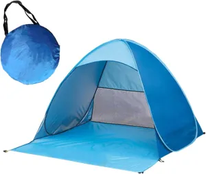 Outdoor Automatic Quick Open Camping Tent Outdoor Quick Setup Tent with Carring Bag Enduring 2-3 Persons Beach Tent
