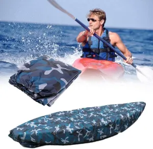 Outdoor Boat Covers Tent Kayak Boat Cover, Durable Water Repellent Kayak Boat Covers That Protect Your Kayaks And Cockpit From Sun Rays Suitable for Fishing Boat Kayak Canoe ( Color : Ocean Color , Si