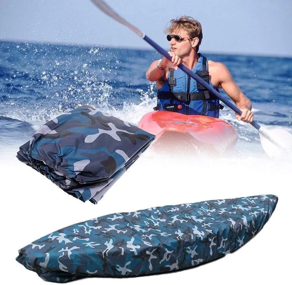 Outdoor Boat Covers Tent Kayak Boat Cover, Durable Water Repellent Kayak Boat Covers That Protect Your Kayaks And Cockpit From Sun Rays Suitable for Fishing Boat Kayak Canoe ( Color : Ocean Color , Si