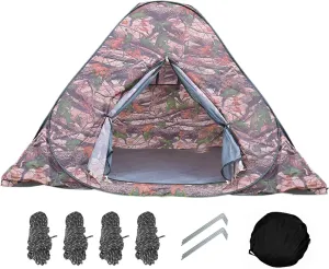 Outdoor Camping Tent, Instant Pop Up Tent, Waterproof Camping Canopy, Uv Protection, Portable Design, 200x200x130cm, for Beach, Events & Outdoor Adventures