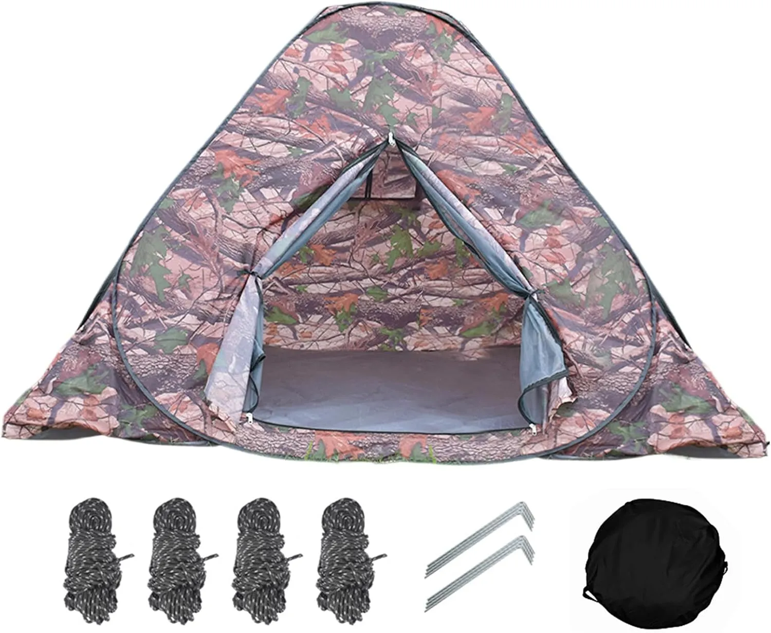 Outdoor Camping Tent, Instant Pop Up Tent, Waterproof Camping Canopy, Uv Protection, Portable Design, 200x200x130cm, for Beach, Events & Outdoor Adventures