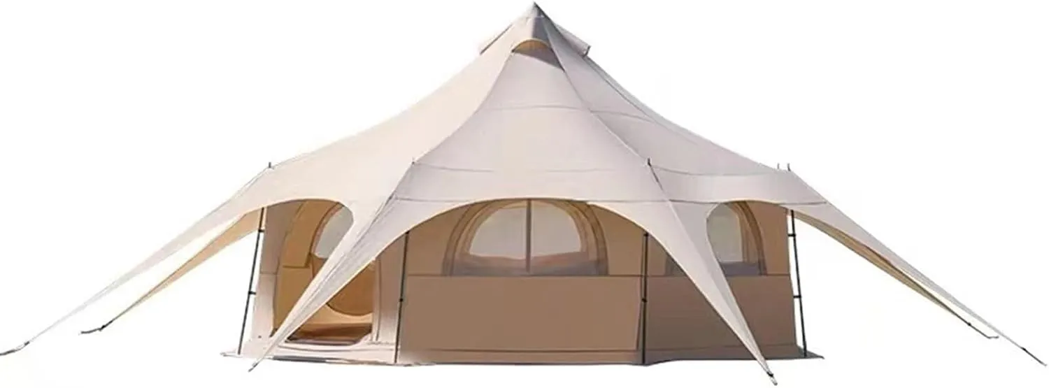 Outdoor Canopy Tent Beach Shade Tent for Indoor/Outdoor Use – Large 500 x 285cm Tree Tent for Camping, Picnics & Relaxing