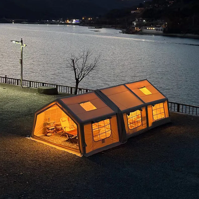 Outdoor Inflatable Camping Canvas Wall Inflatable Tent