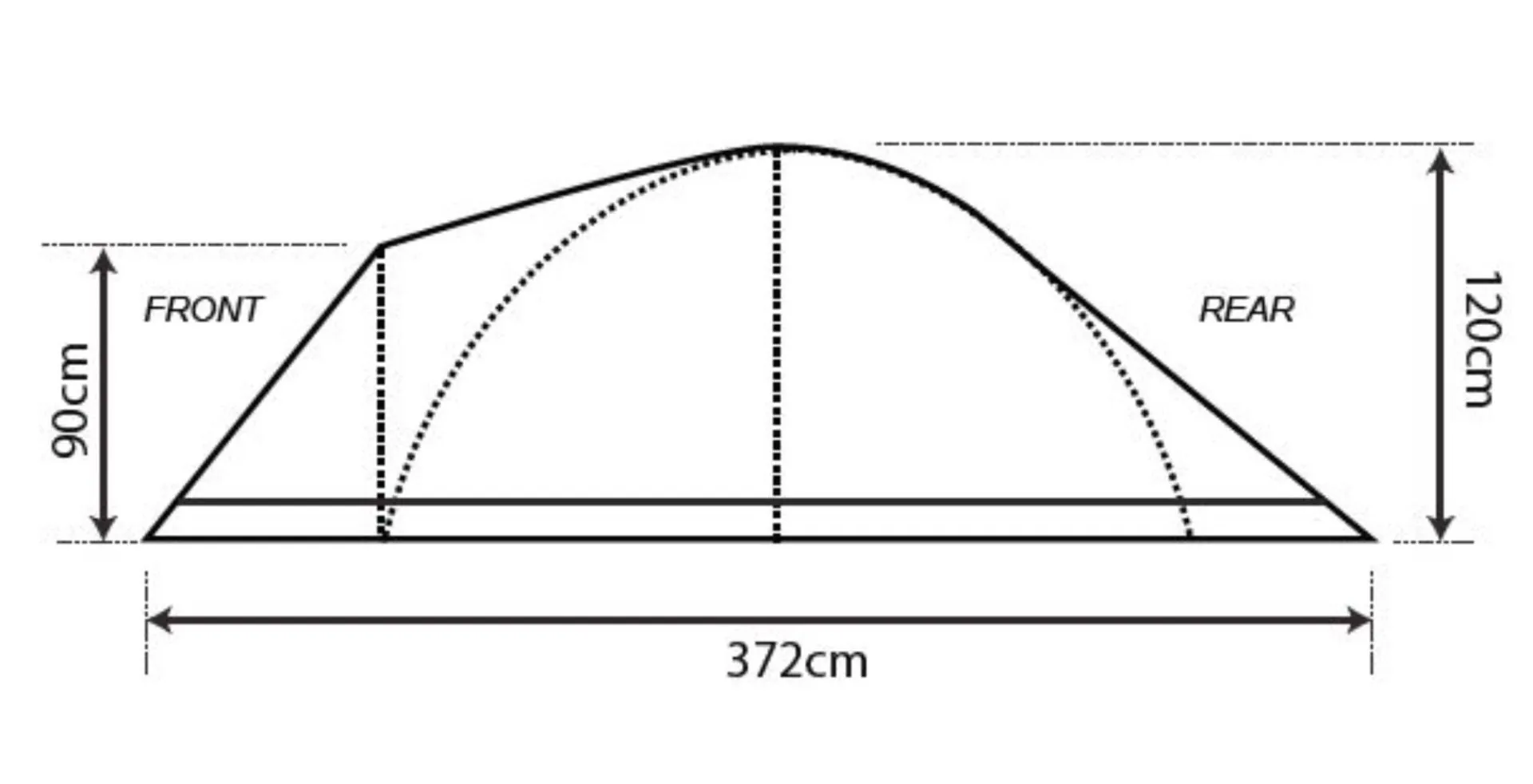 Outdoor Revolution Quick Pitch Q 3.0 Plus Tent