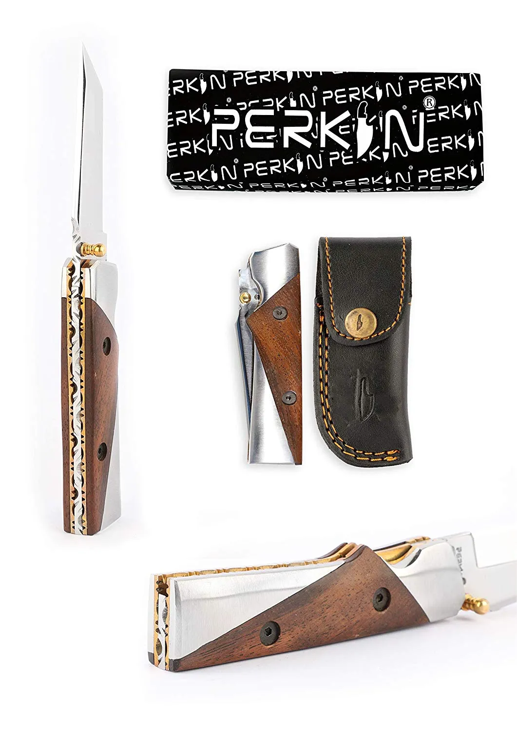 Perkin FN1935 Pocket Knife With safety liner lock for Camping Hunting Survival and Outdoor
