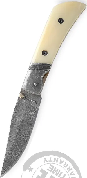 Perkin- Handmade Damascus Pocket Knife - Beautiful Folding Knife