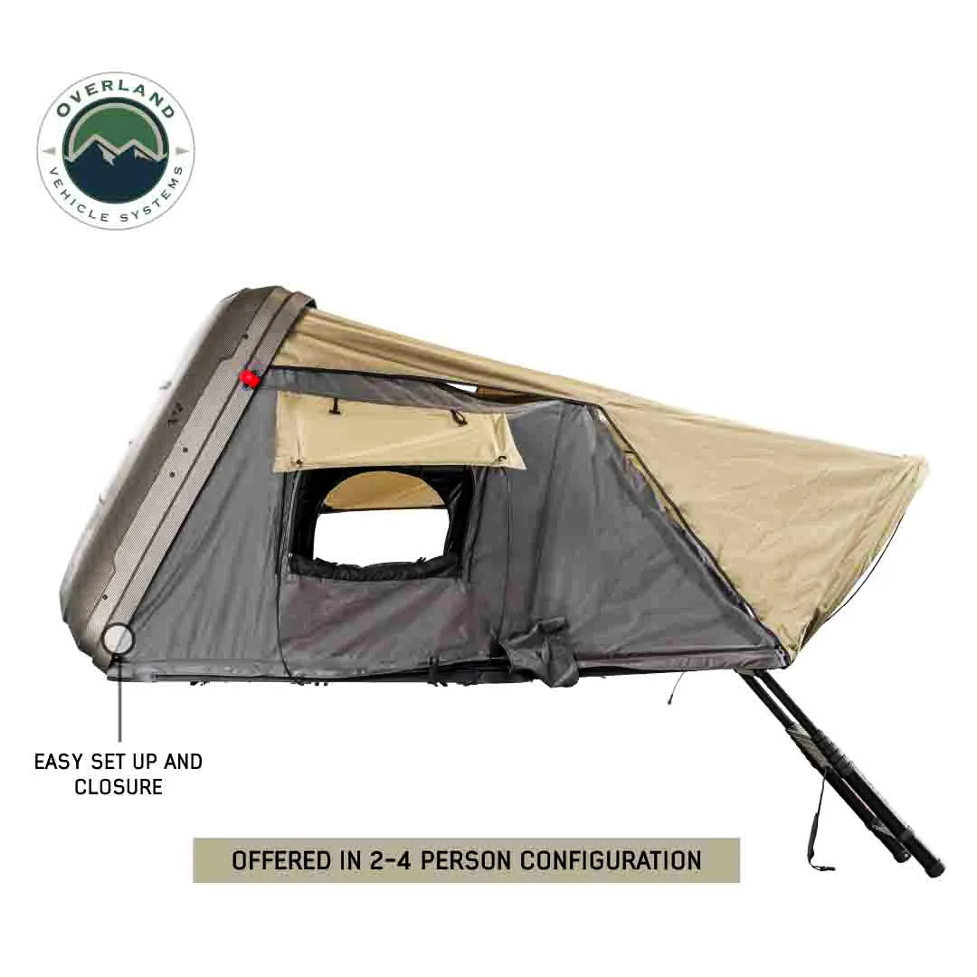 Person, HD Wholesale pricing Shell Body Bundu Black 4 4 Top Roof Reliable performance Tent, - Rainfly Grey & Hard