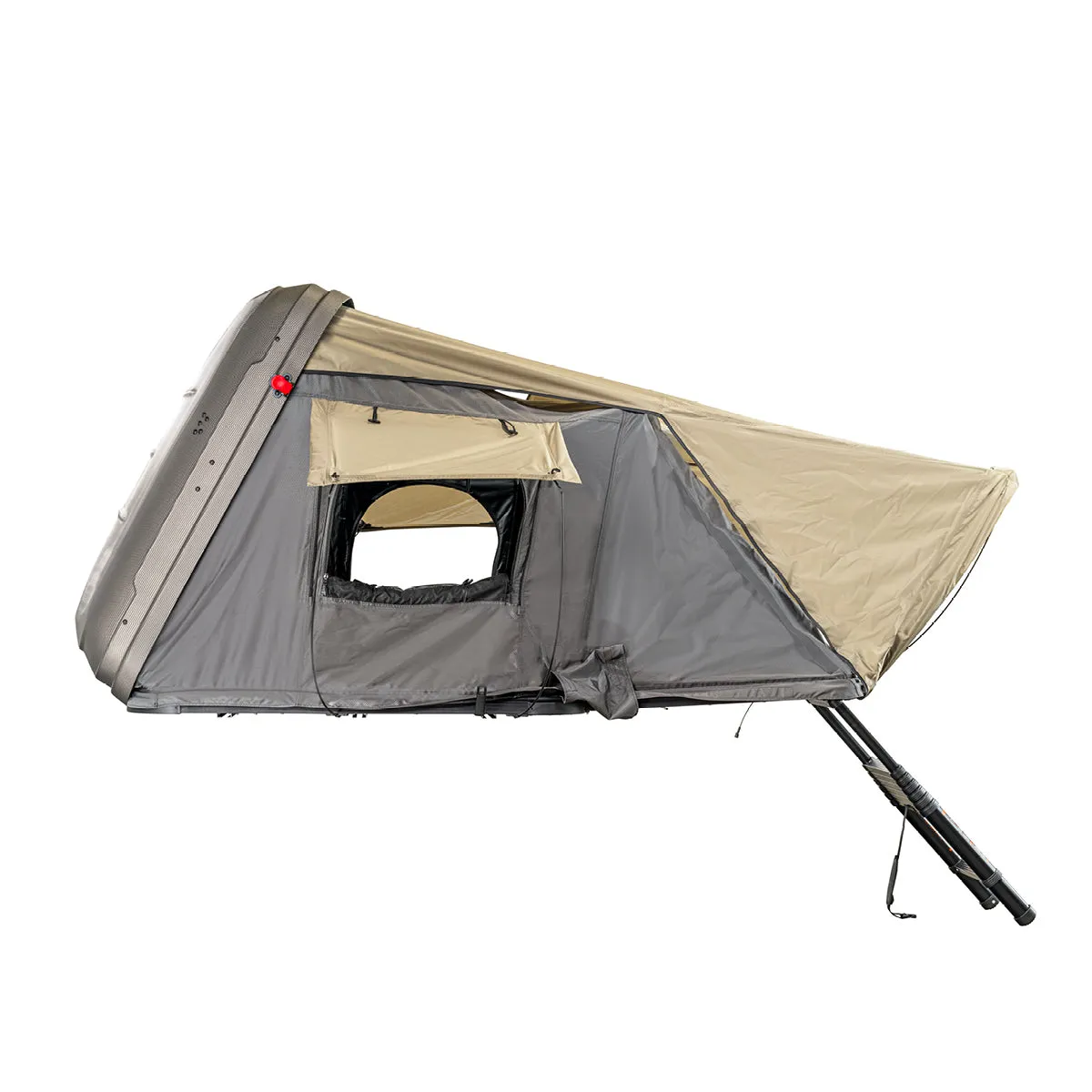 Person, HD Wholesale pricing Shell Body Bundu Black 4 4 Top Roof Reliable performance Tent, - Rainfly Grey & Hard