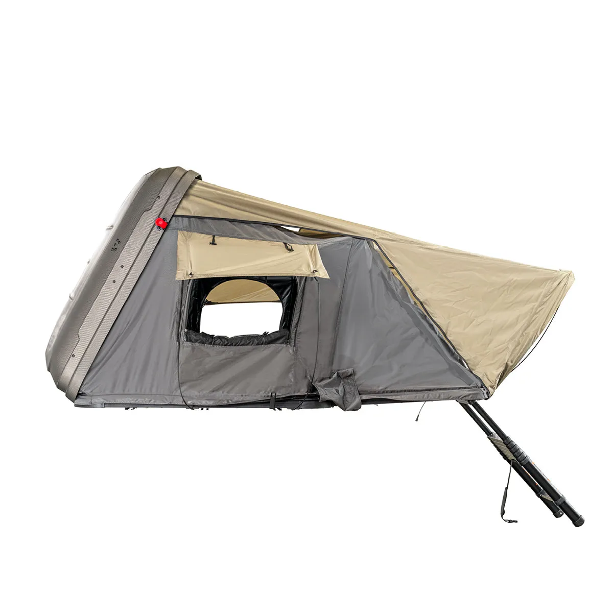 Person, HD Wholesale pricing Shell Body Bundu Black 4 4 Top Roof Reliable performance Tent, - Rainfly Grey & Hard
