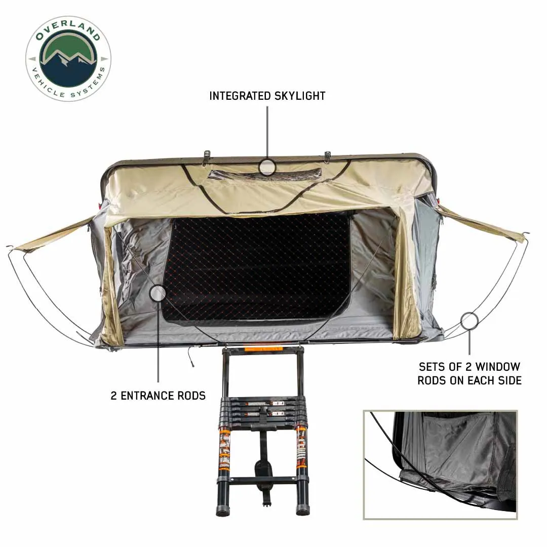 Person, HD Wholesale pricing Shell Body Bundu Black 4 4 Top Roof Reliable performance Tent, - Rainfly Grey & Hard