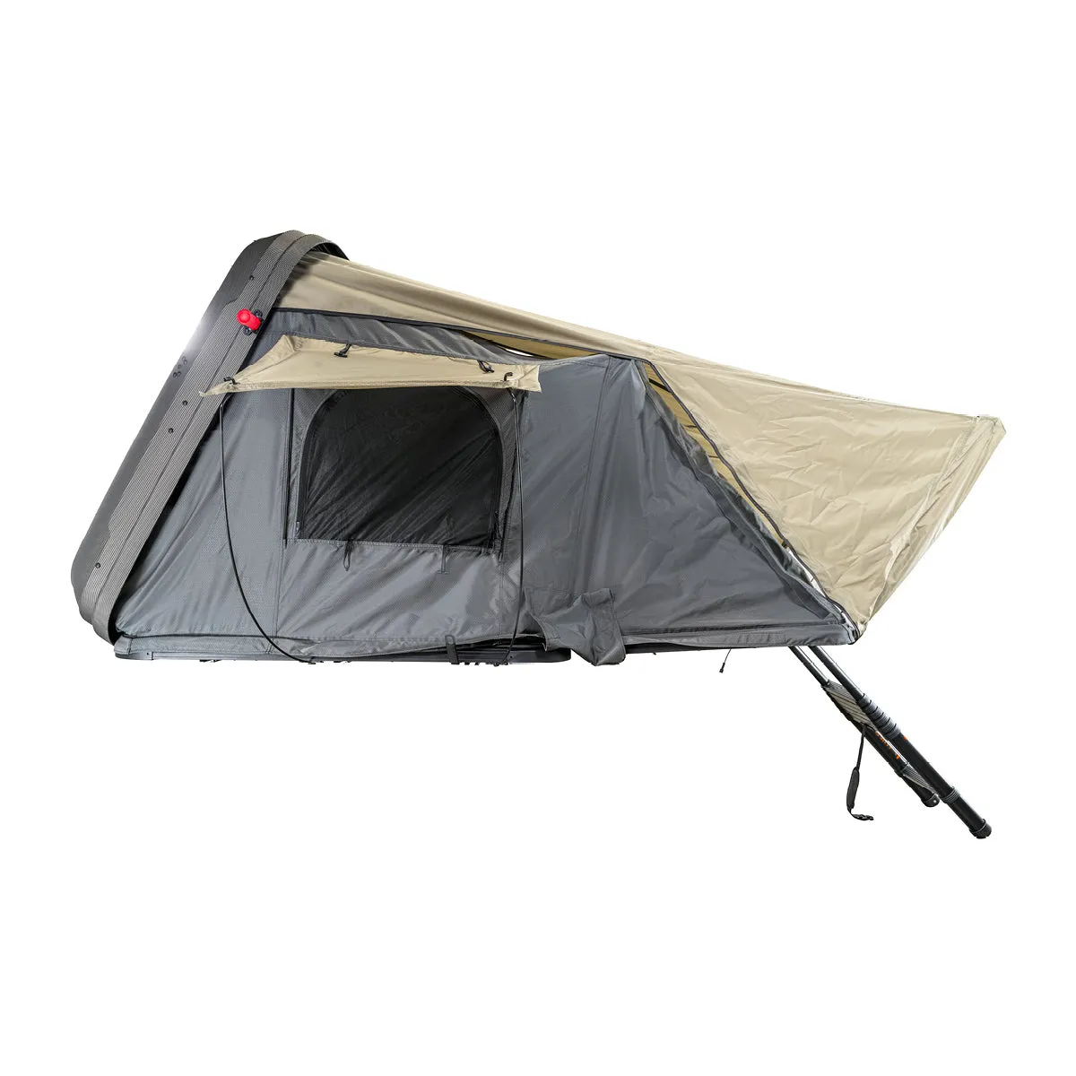 Person, HD Wholesale pricing Shell Body Bundu Black 4 4 Top Roof Reliable performance Tent, - Rainfly Grey & Hard