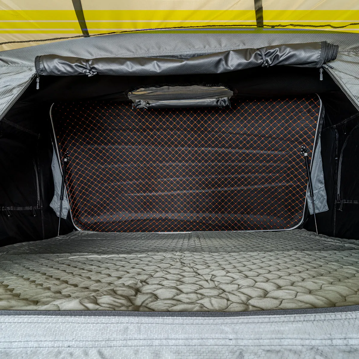 Person, HD Wholesale pricing Shell Body Bundu Black 4 4 Top Roof Reliable performance Tent, - Rainfly Grey & Hard