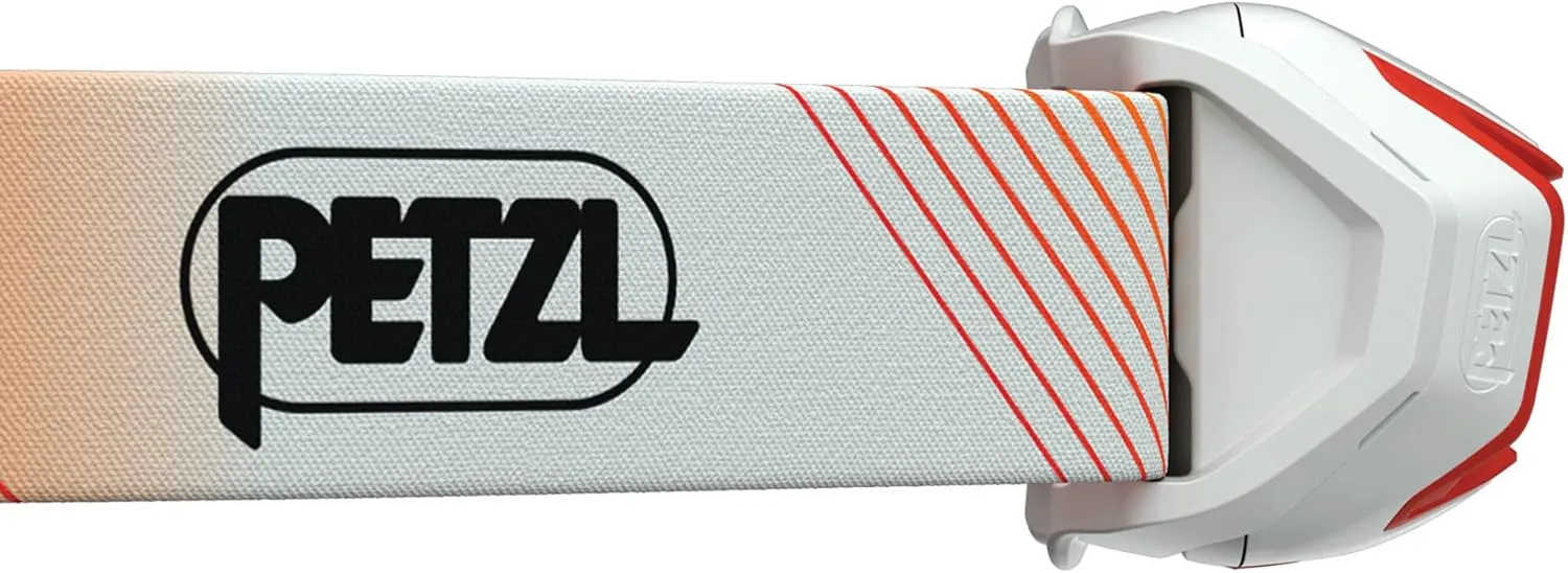 PETZL ACTIK CORE Headlamp - Powerful, Rechargeable 600 Lumen Light with Red Lighting for Hiking, Climbing, and Camping - Red