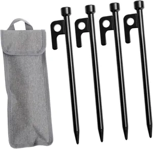 POPETPOP 1 Set Outdoor Tent Pegs Camping Accessories Tent Stakes Tent Accessories Stakes for Outdoor Decorations Metal Stakes for Ground Tarp Stakes Ground Nail for Tent Cast Iron