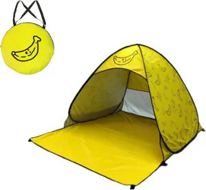 Portable Camping Tent Outdoor Automatic Quick Open Tent 2-3 Persons Beach Tent for Sun Shelter Travel Outdoor Hiking