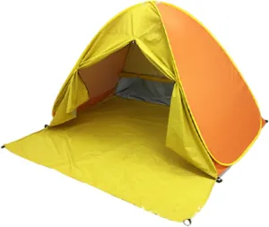 Portable Camping Tent Outdoor Automatic Quick Open Tent 2-3 Persons Beach Tent for Sun Shelter, Travel, Outdoor Hiking